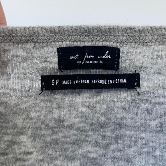 Urban Outfitters Out From Under Gray Tie Front Tank Top - Picture 4 of 6